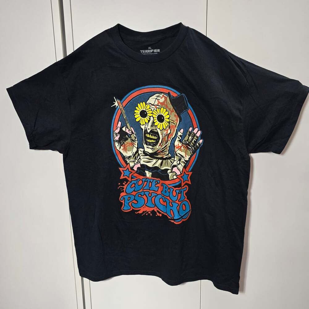 Terrifier Art The Clown Cute But Psycho T-Shirt Size XL